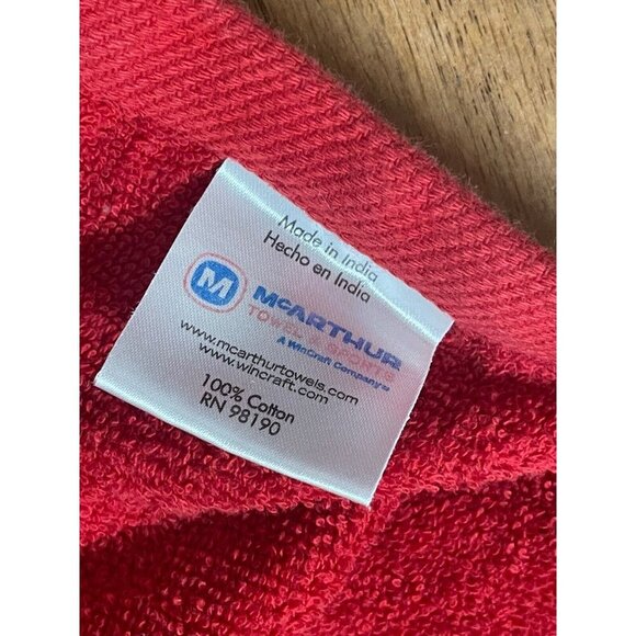 St Louis Cardinals 2011 World Series Championship Tri Fold Towel Red Embroidered - Picture 6 of 8